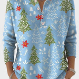 ソフィア™ | 装飾ボタン付きクリスマスセーター