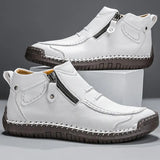 Elegante Herren-Schuhe mit Reissverschluss