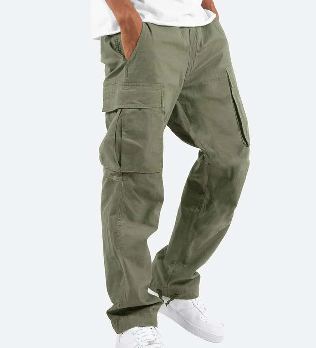 Herren Cargo-Hose mit weitem Schnitt – Freizeit & Utility-Hose