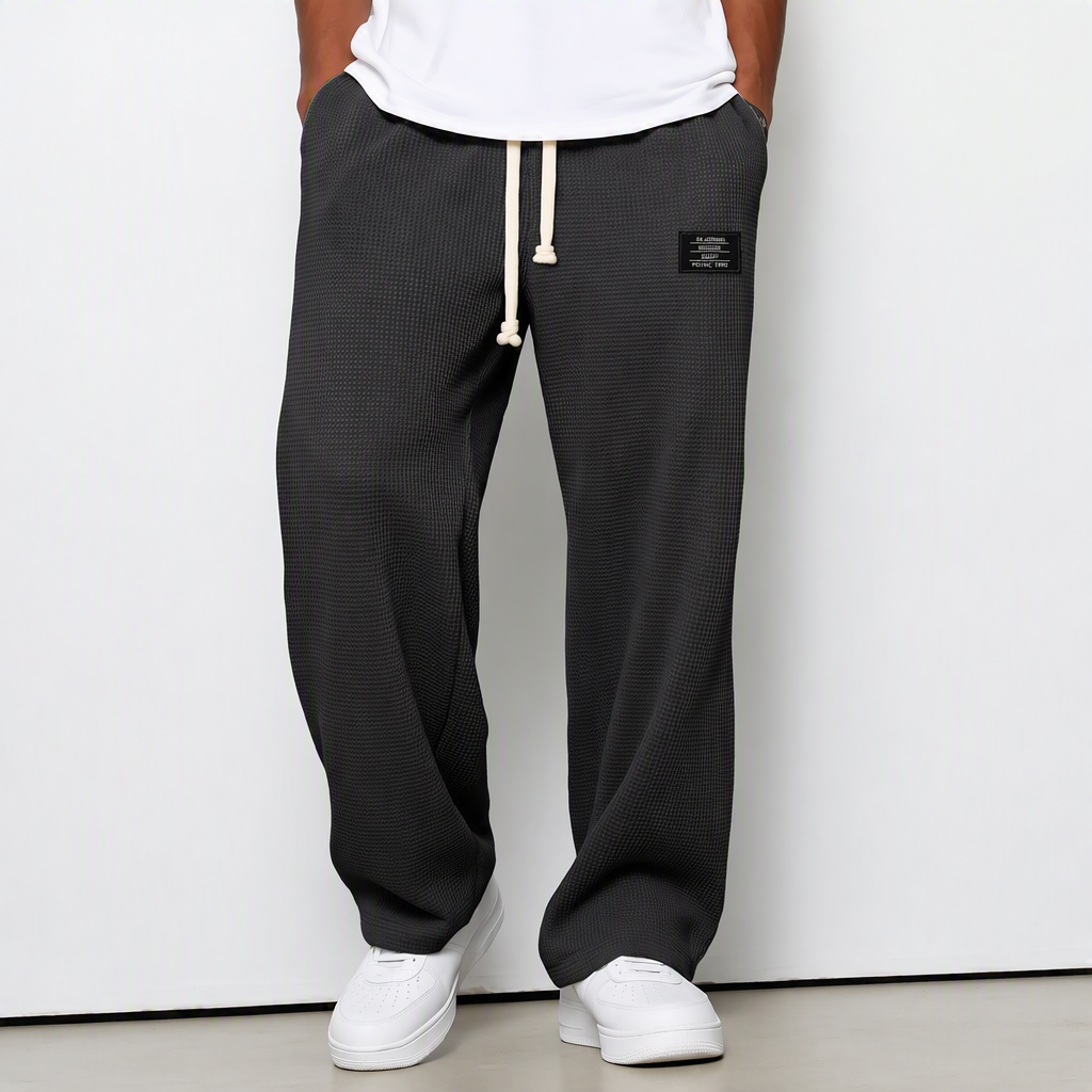 Lässige Herren-Freizeithose mit verstellbarem Bund