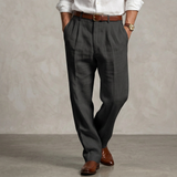 Herren Retro Anzughose mit weitem Bein – Klassisch-elegante Business-Hose