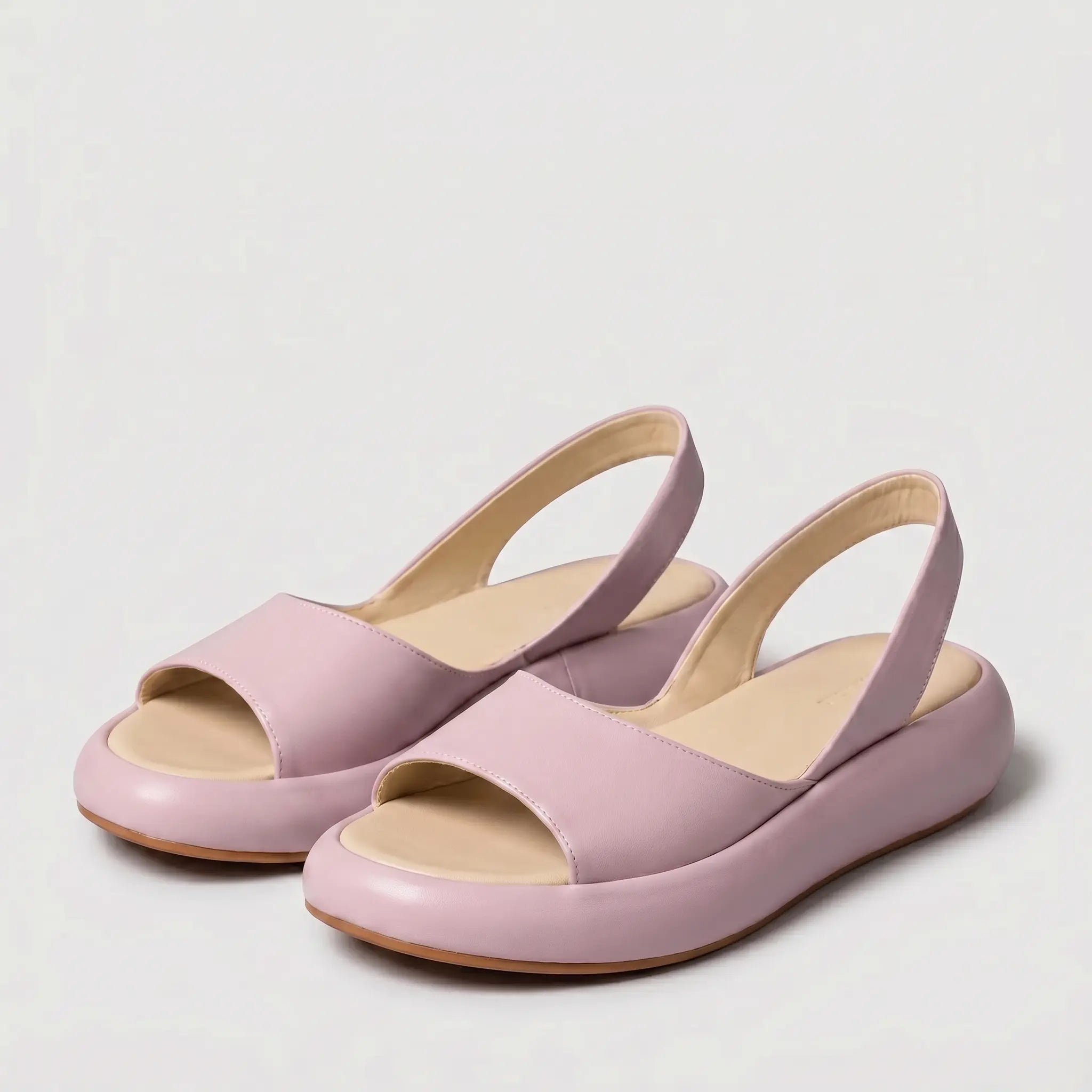 Orla | Gepolsterte Slingback-Sandalen
