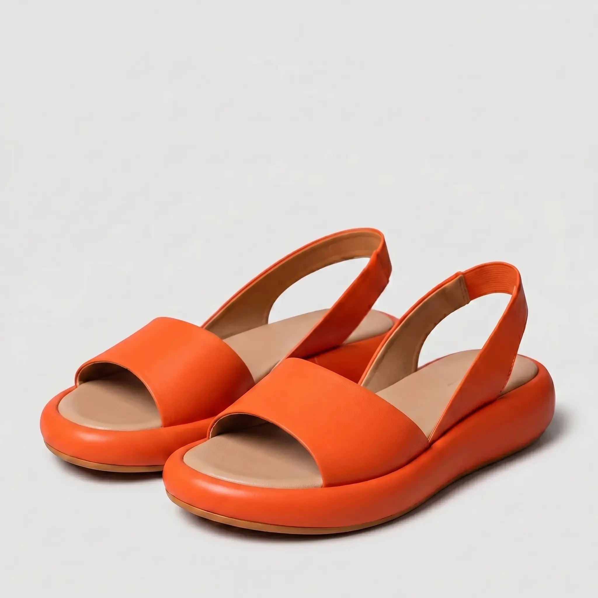 Orla | Gepolsterte Slingback-Sandalen