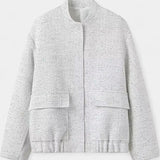 アルヴェラ テクスチャーウィンタージャケット（ポケット付き）