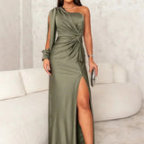 KATJA | Glamouröses One-Shoulder Maxi Kleid