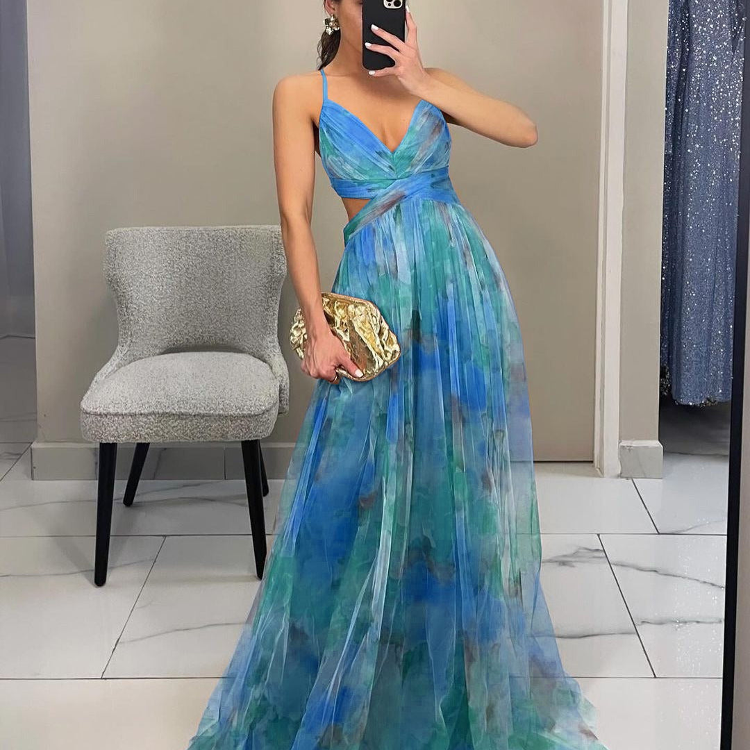 GISELLE | Chiffon Maxi Kleid