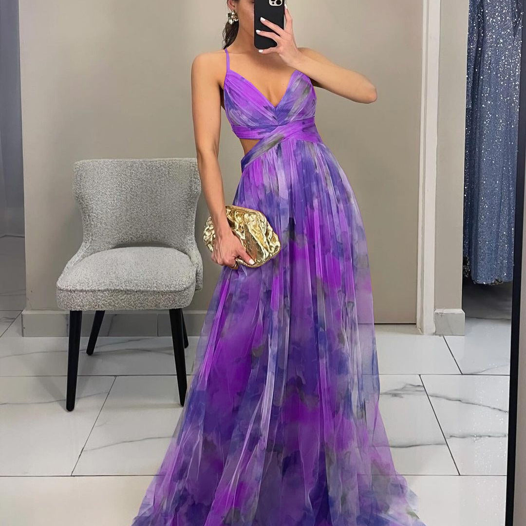 GISELLE | Chiffon Maxi Kleid