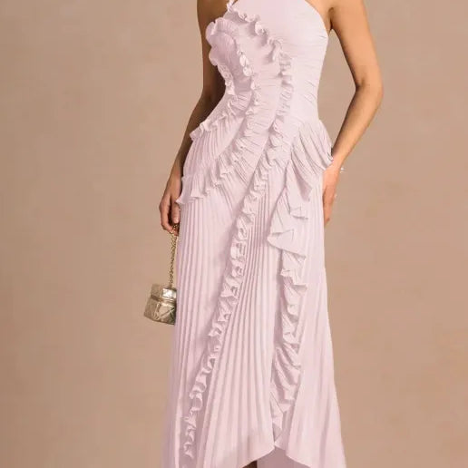 LIYANA | Spiral-Rüschenkleid