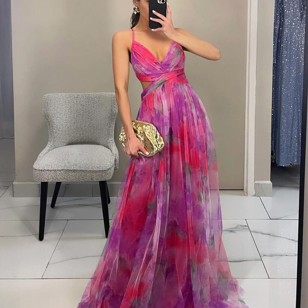 GISELLE | Chiffon Maxi Kleid