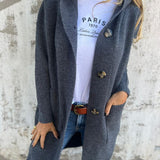 ジゼル™ | ロング、暖かいカーディガン