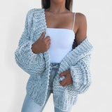 Anna - Lockerer Grobstrick-Cardigan