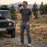 Klaus | Herren Tactical Cargo Hose für Outdoor Wandern