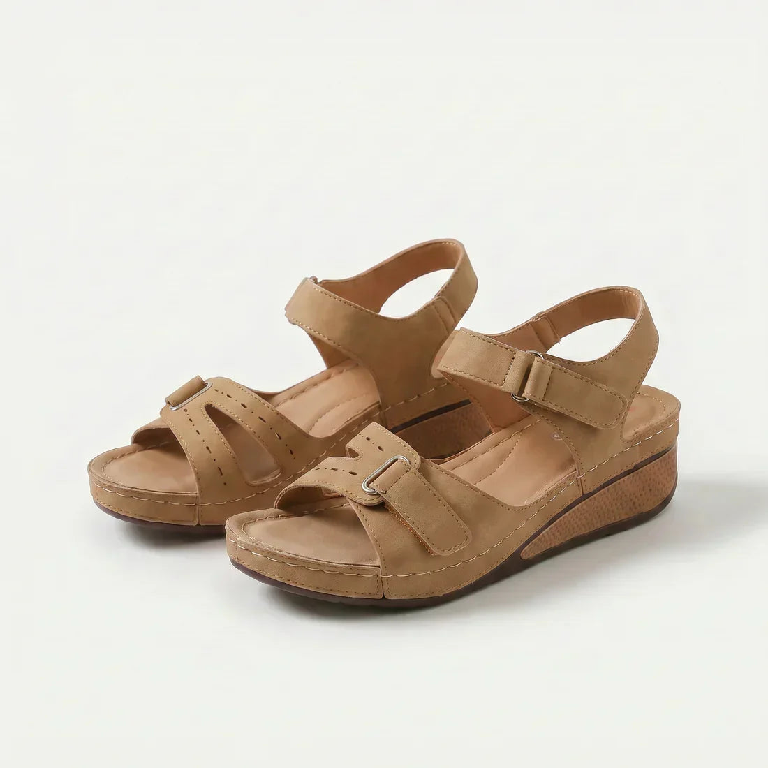 Coralie | Gepolsterte Komfort Wedge Sandalen