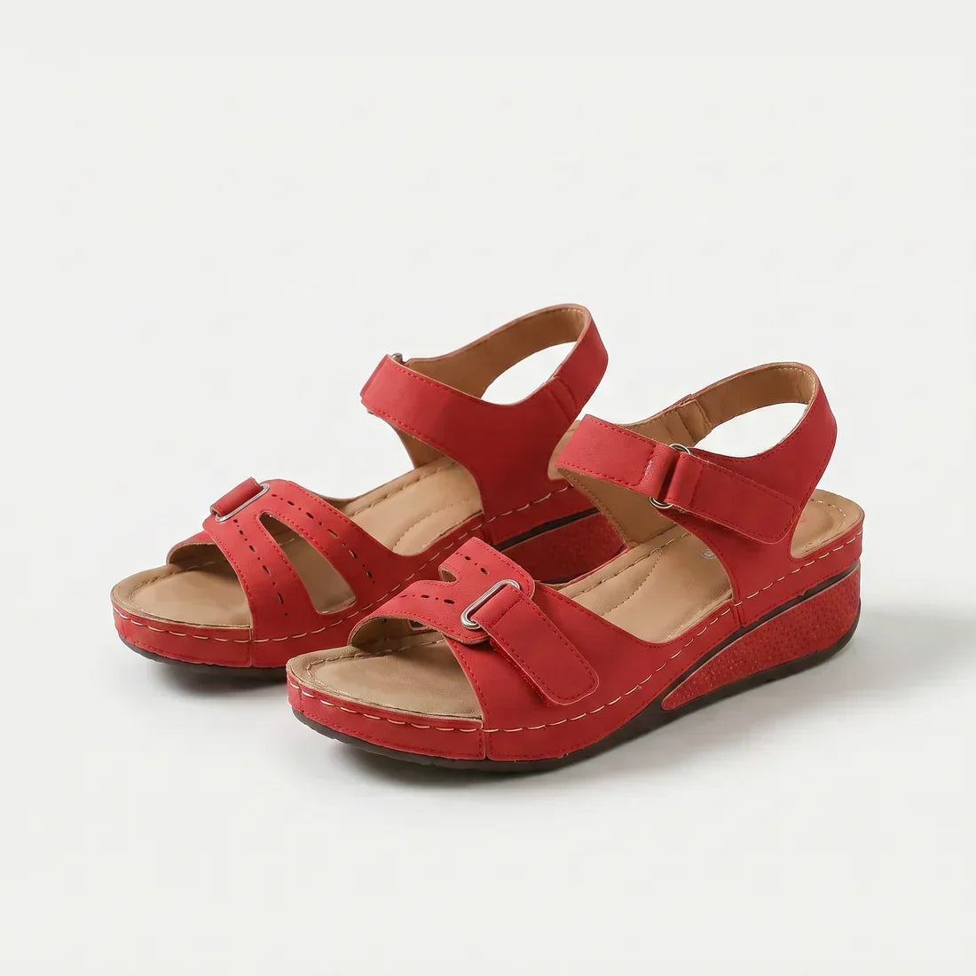 Coralie | Gepolsterte Komfort Wedge Sandalen