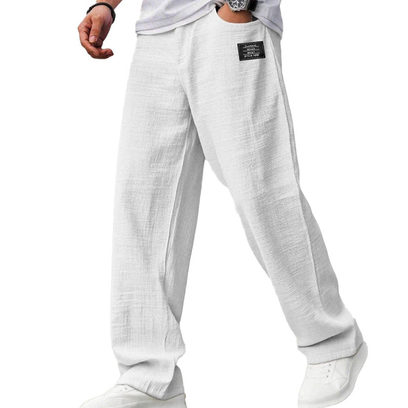 Leichte Hose mit geradem Bein