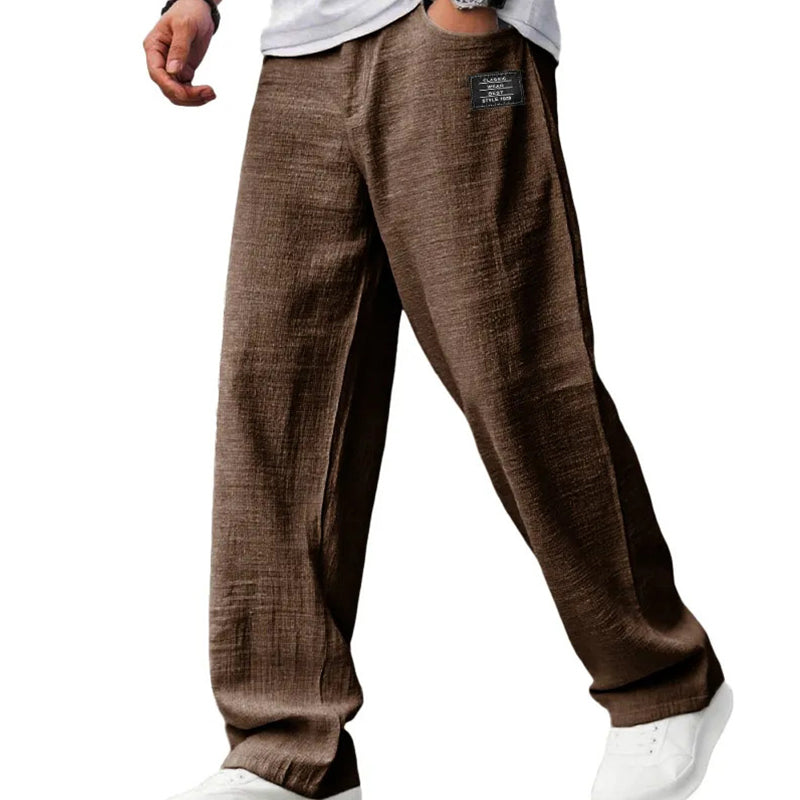 Leichte Hose mit geradem Bein