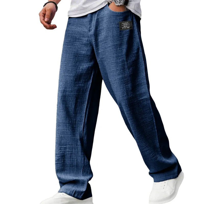 Leichte Hose mit geradem Bein