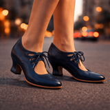 Talia™ Elegante Leder Schnür-Heels