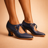 Talia™ Elegante Leder Schnür-Heels