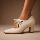 Talia™ Elegante Leder Schnür-Heels