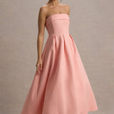 ANNE | Stilvolles Midi-Kleid mit Schulterfreiem Ausschnitt