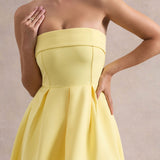 ANNE | Stilvolles Midi-Kleid mit Schulterfreiem Ausschnitt