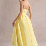 ANNE | Stilvolles Midi-Kleid mit Schulterfreiem Ausschnitt